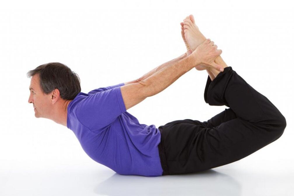 Asana z jogy s prostatitídou