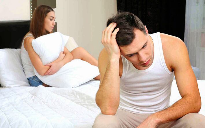 Nedostatok sexuálnej túžby u muža je nepriamym znakom prostatitídy