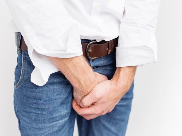 bolesť v slabinách v dôsledku bakteriálnej prostatitídy